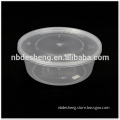 round shape food grade plastic disposable microwave safe food containers